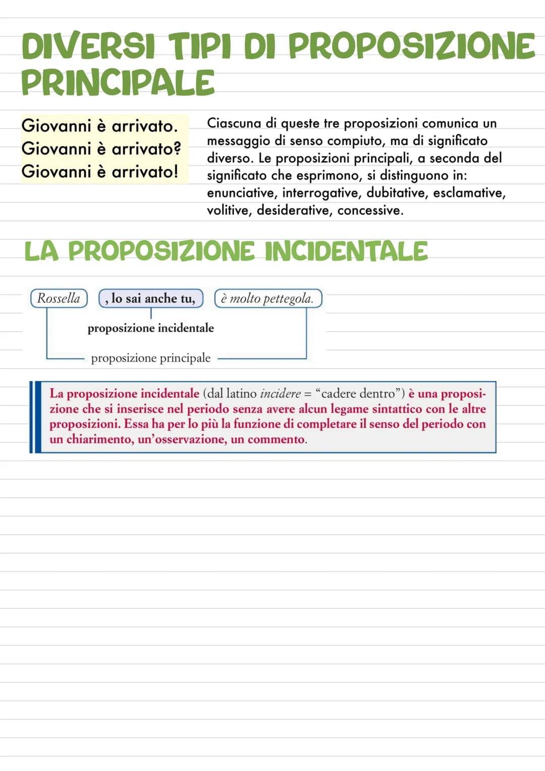 Sintassi del periodo
IL PERIODO
Gli alunni entrano in aula
Quando suona la campanella, gli alunni entrano in aula.
Quando suona la campanell
