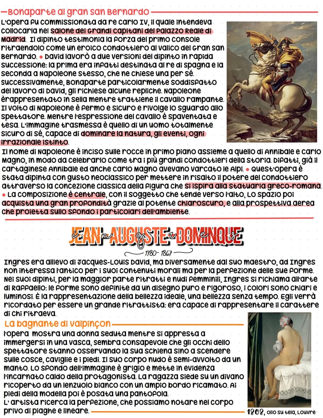 
<p>Il neoclassicismo è un movimento culturale sorto nella seconda metà del 700. Il termine indica un gruppo di artisti e letterati che apro