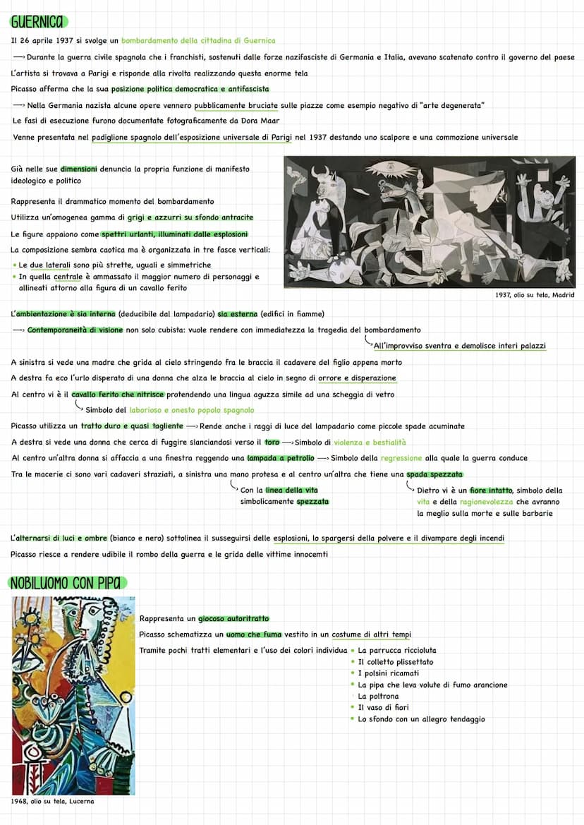 Pablo Picasso
Suo padre era un insegnante nella locale scuola d'arte a Malaga Lo avvia precocemente all'apprendistato artistico
-> Picasso d