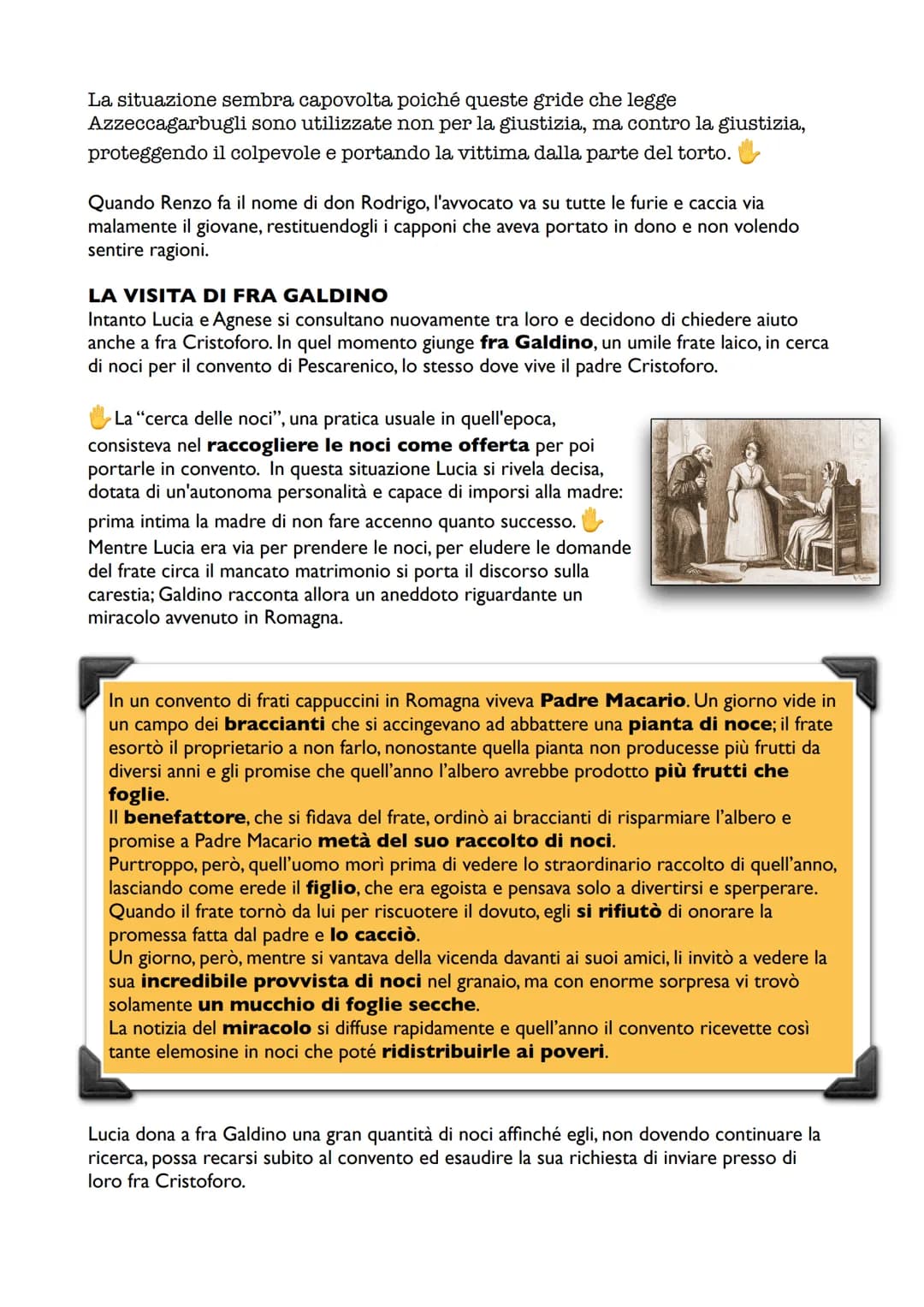 IC 3 Capitolo dei Promessi Sposi
Il capitolo si apre con la confessione di Lucia che racconta l'accaduto con Don Rodrigo, alla
madre Agnese 