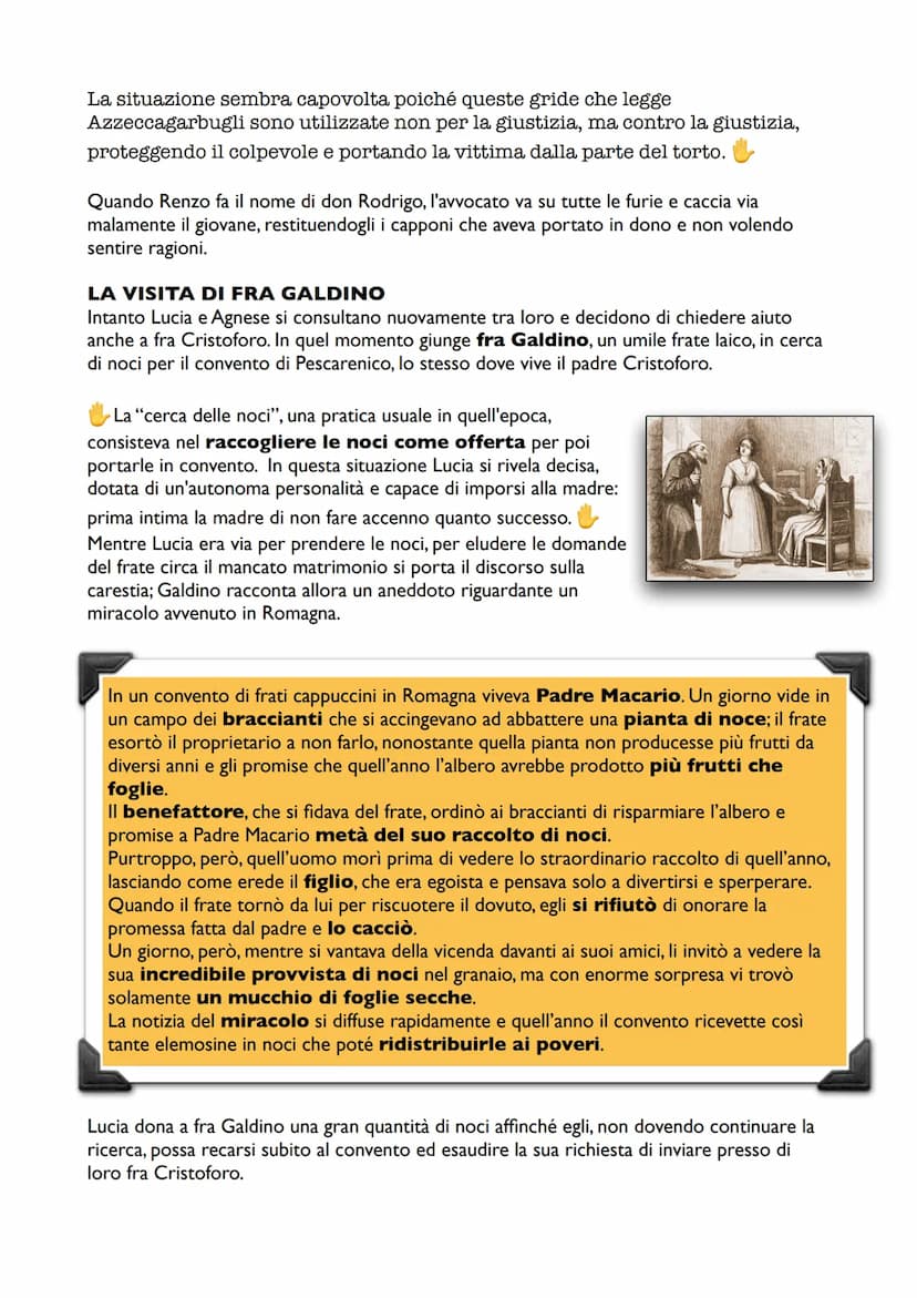 IC 3 Capitolo dei Promessi Sposi
Il capitolo si apre con la confessione di Lucia che racconta l'accaduto con Don Rodrigo, alla
madre Agnese 
