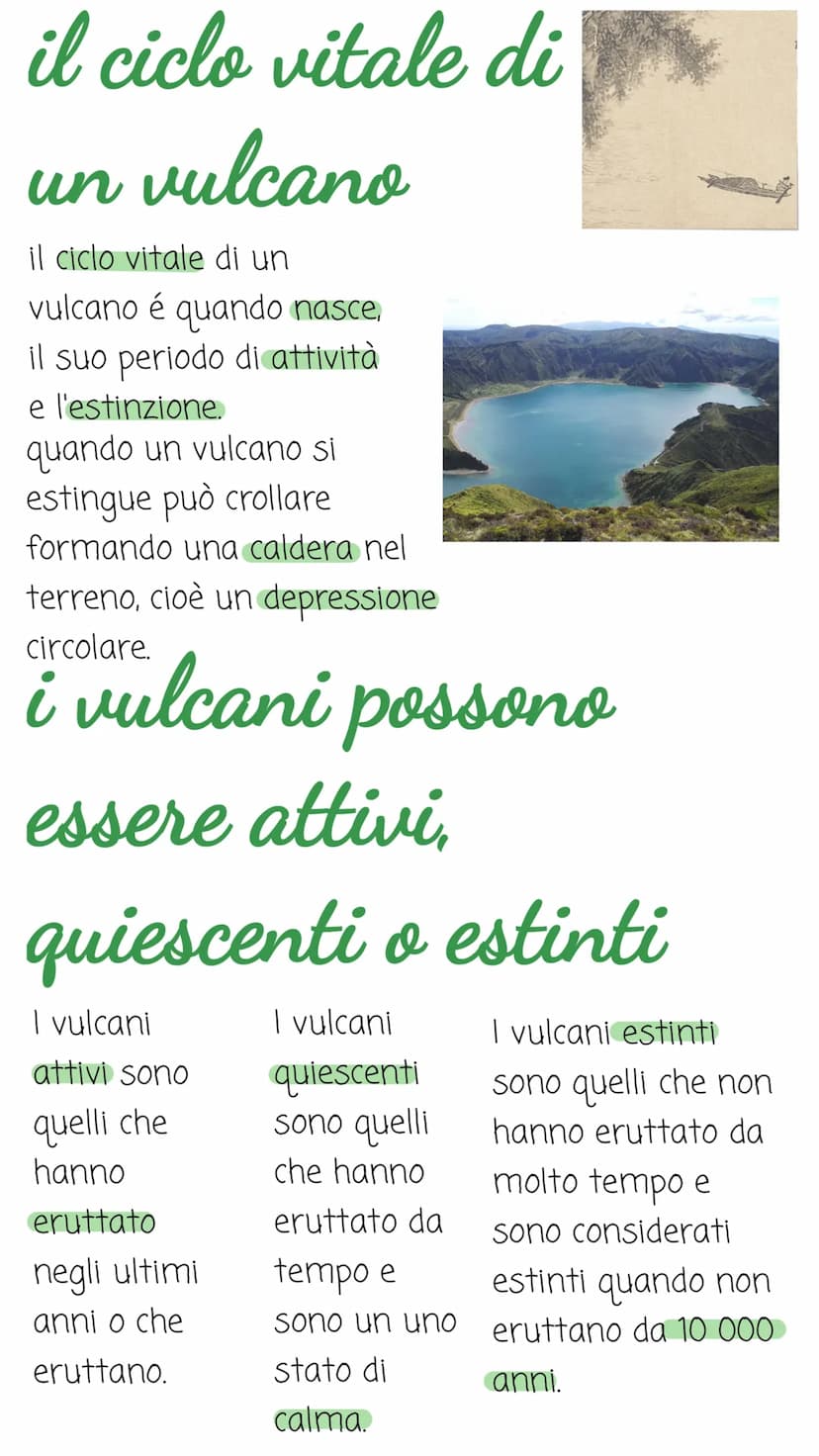 i vulcare
I vulcani sono fratture della crosta
terrestre che contengono magma
incandescente che risale attraverso le
eruzioni vulcaniche.
Bo