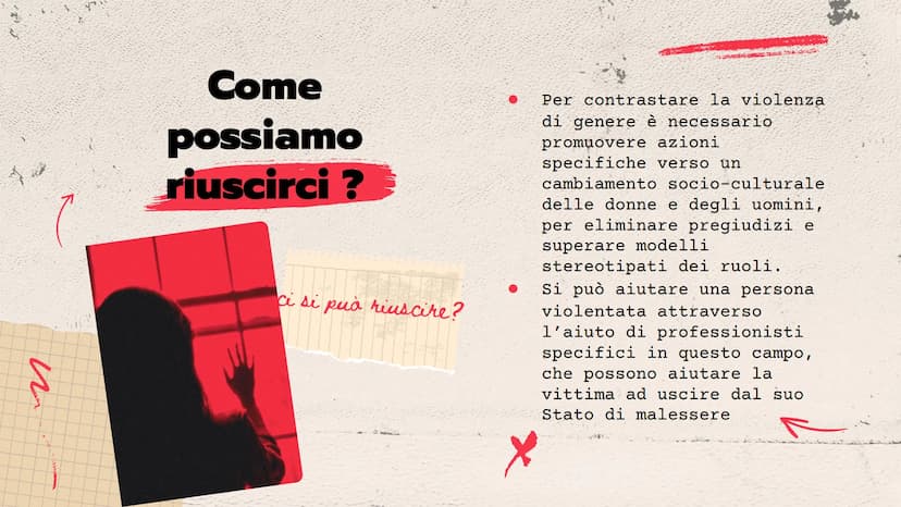XX
LA VIOLENZA
DI GENERE
се
perchè?
燒 Che cos'è la violenza di genere?
La violenza di genere non è
solo l'aggressione fisica di un
uomo cont