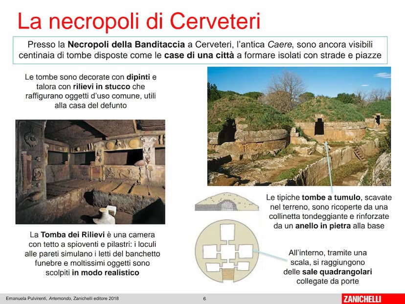 Unità 4
Etruschi e Romani
Emanuela Pulvirenti, Artemondo, Zanichelli editore 2018
1
ZANICHELLI La civiltà etrusca e Roma
Alla civiltà degli 