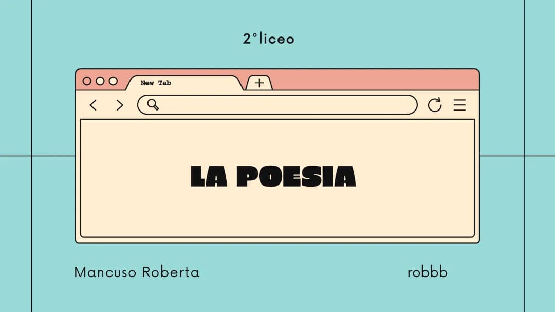 La poesia