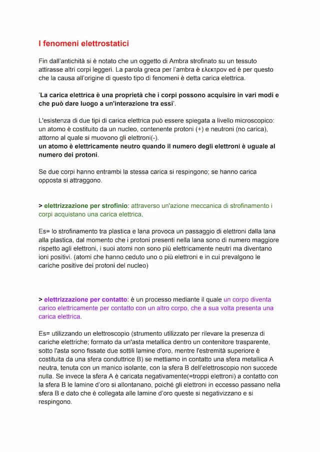 Know Fisica: i fenomeni elettrostatici, i campi e circuiti elettrici, i campi magnetici  thumbnail