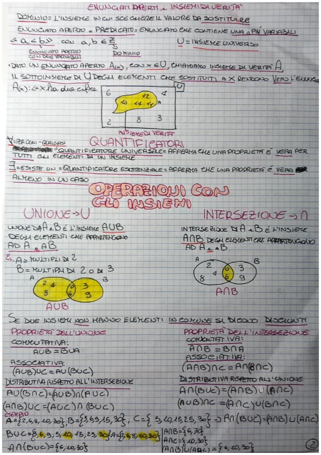 INSIEMI
UN'INSIEME É UN RAGERUPPAMENTO DI OGGETTI, LOOGETTO
E
= APPARTIENE
& =NON APPARTIENE
N-NUMERI NATURALI -> 1,2,3,.... POSITIVI
Z - IN