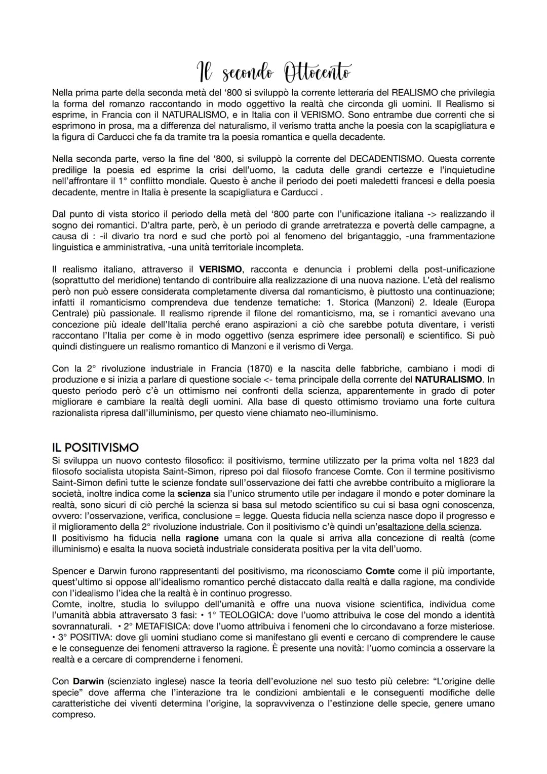 
<h2 id="ilrealismoinletteratura">Il Realismo in letteratura</h2>
<p>Nella prima parte della seconda metà dell'Ottocento si sviluppò la corr