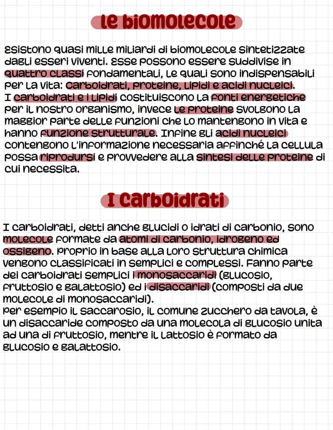 LE BIOMOLECOLE 