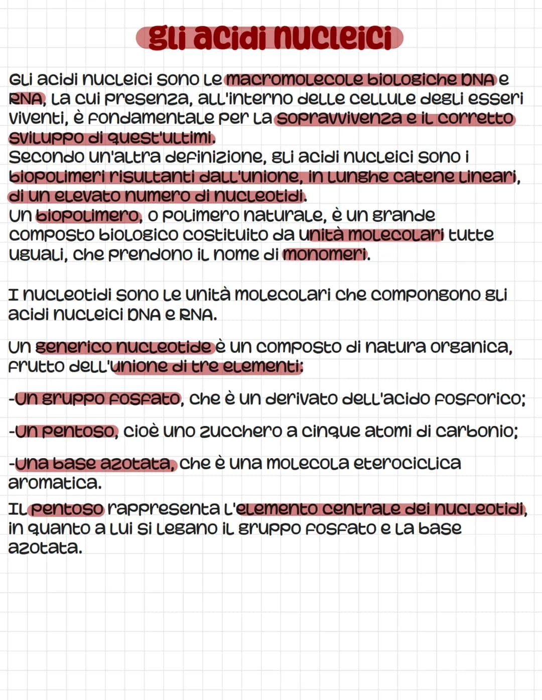 Le biomolecole
Esistono quasi mille miliardi di biomolecole sintetizzate
dagli esseri viventi. Esse possono essere suddivise in
quattro clas