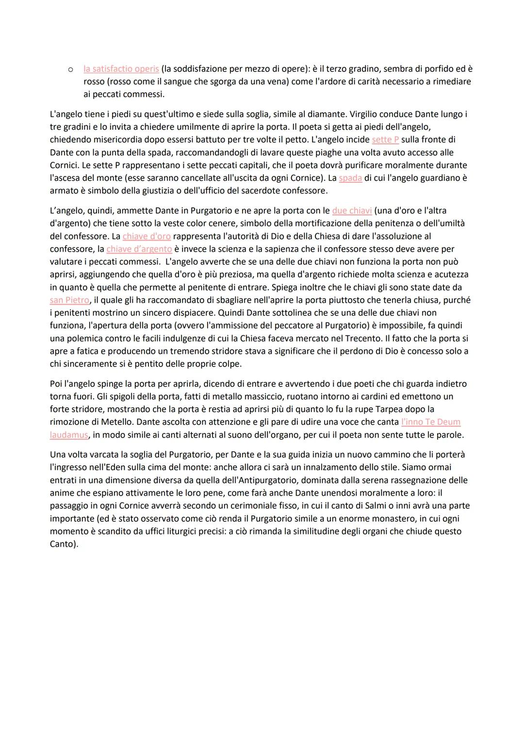 # Canto IX

Il Canto funge da passaggio tra la prima parte della Cantica, dedicata per lo più all'Antipurgatorio, e la
seconda dedicata alle