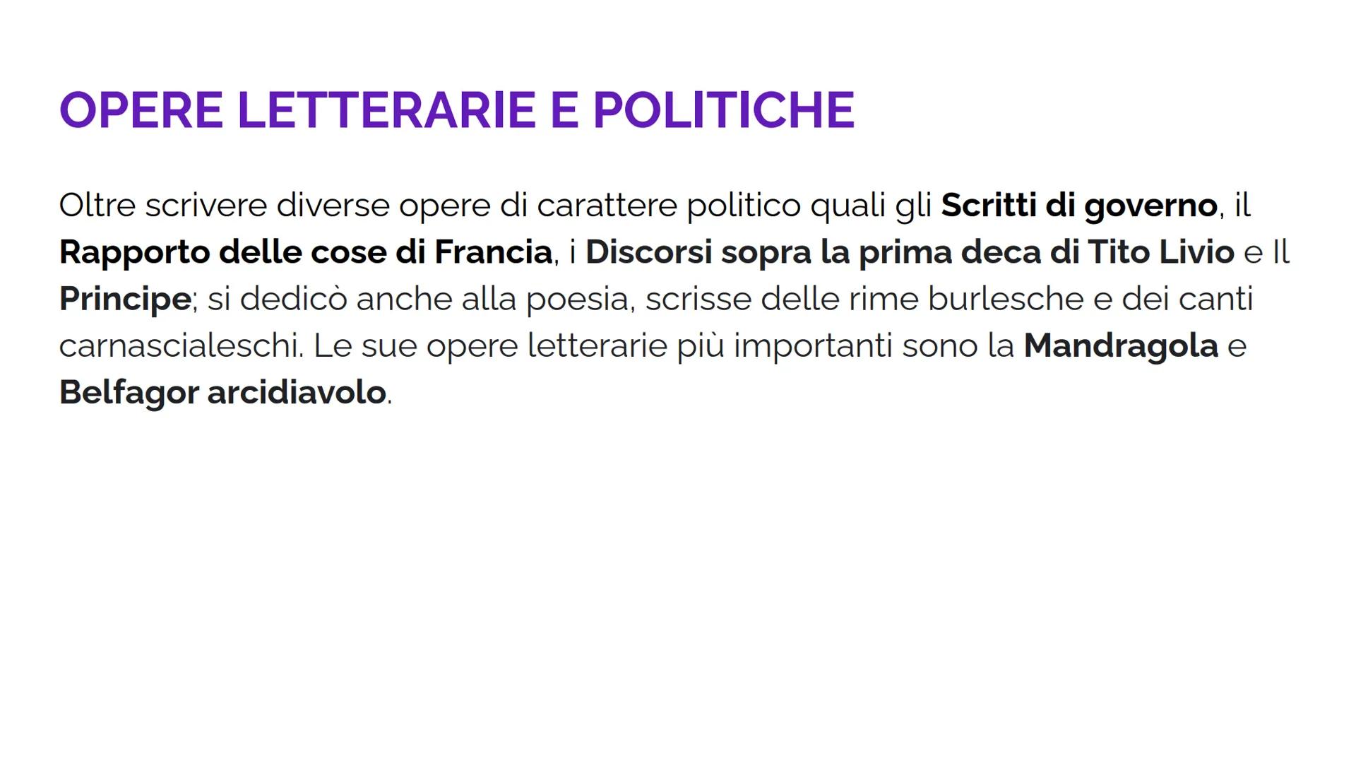 NICCOLÒ MACHIAVELLI Indice
C
-
-
-
Introduzione;
La vita;
Opere letterarie e
politiche:
Il Principe;
La Mandragola. INTRODUZIONE: chi era Ni