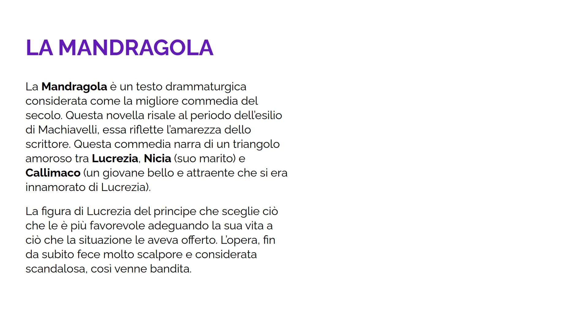 NICCOLÒ MACHIAVELLI Indice
C
-
-
-
Introduzione;
La vita;
Opere letterarie e
politiche:
Il Principe;
La Mandragola. INTRODUZIONE: chi era Ni