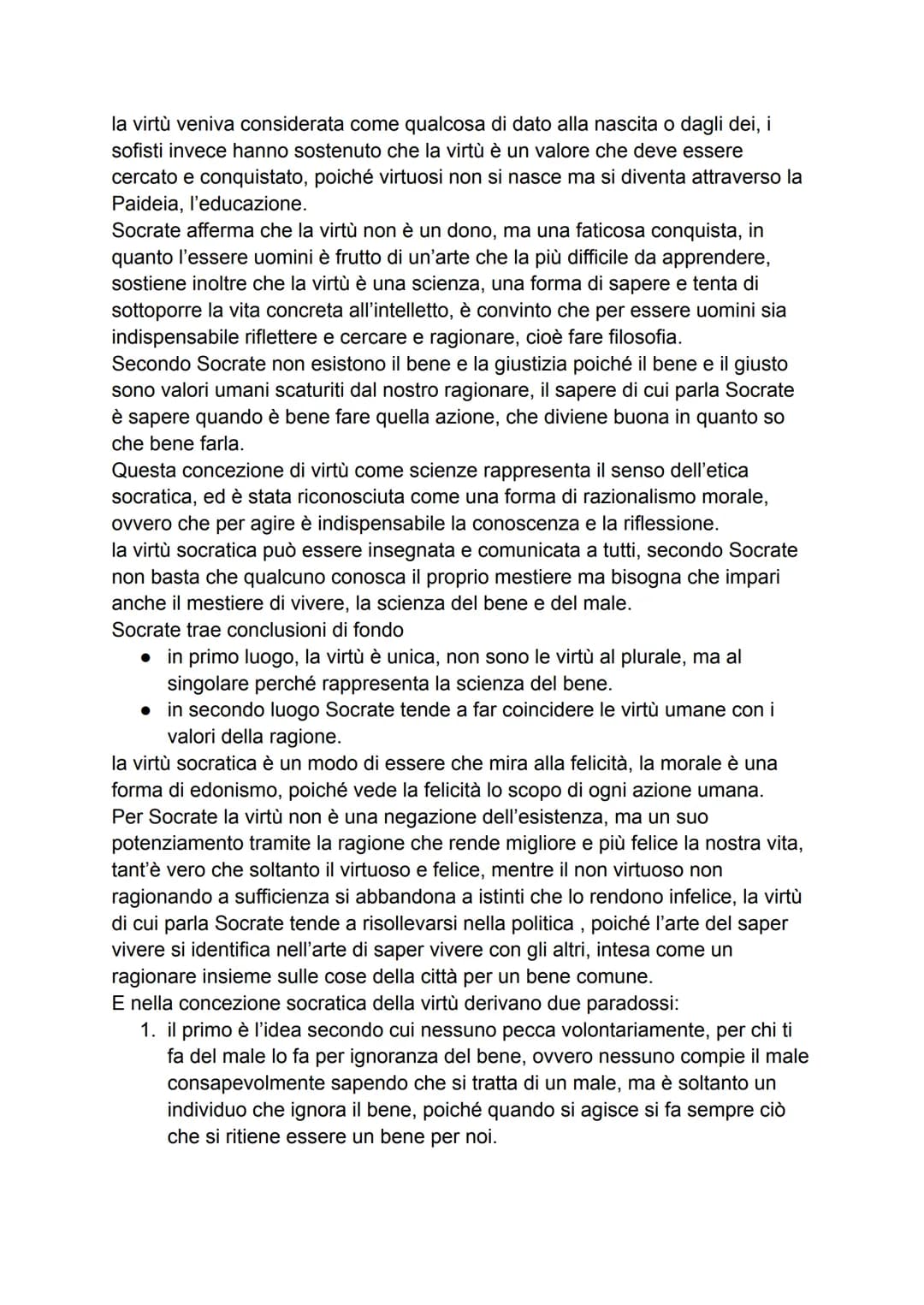 la vita e il pensiero di Socrate contribuiranno a tramandare durante i secoli la
concezione dell'indagine filosofica come ricerca e dialoghi