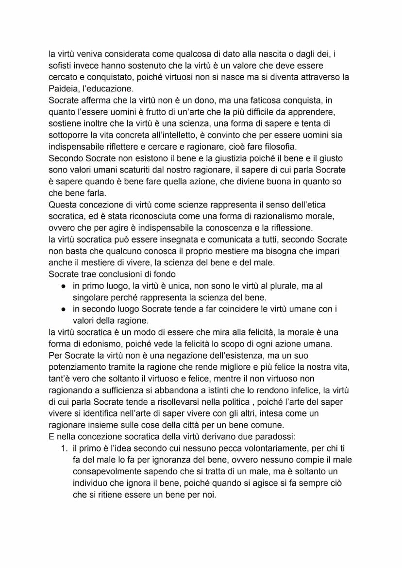 la vita e il pensiero di Socrate contribuiranno a tramandare durante i secoli la
concezione dell'indagine filosofica come ricerca e dialoghi
