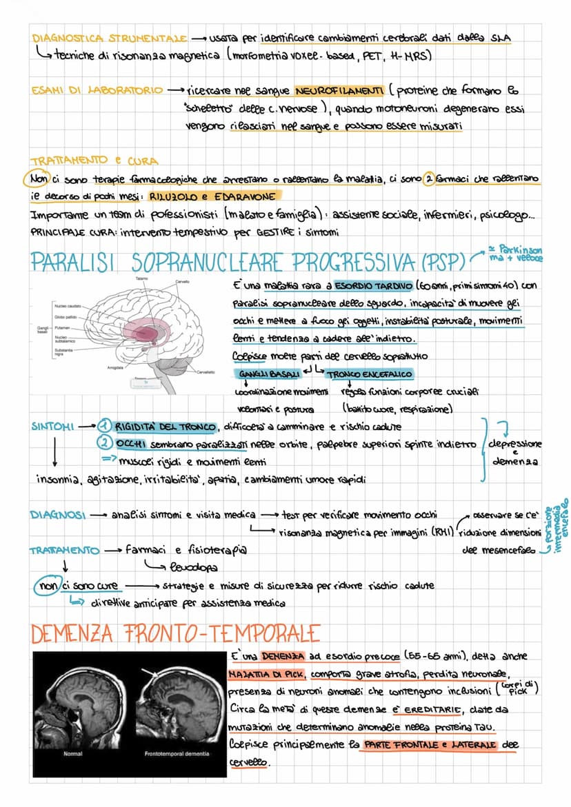 MALATTIE NEURODEGENERATIVE
↓
Caratterizate da un processo cronico e selettivo di morte cellulare a carico dei neuroni
Lo
•fattori di rischio