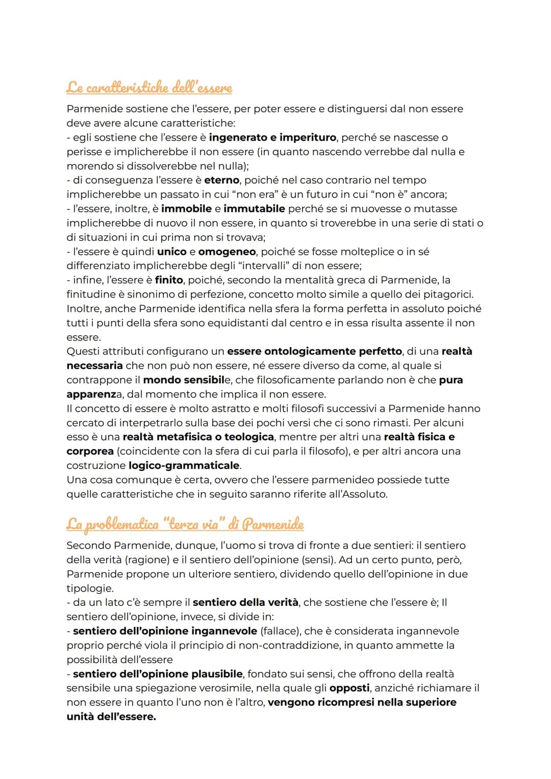 1. La filosofia eleatica
L'eleatismo prende il suo nome da una città situata nell'attuale regione della
Campania, a sud di Paestum, la città