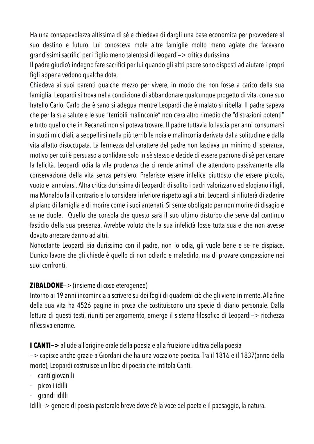 # GIACOMO LEOPARDI

Riduzionismo Biografico:

Leopardi si scontra con il riduzionismo biografico degli interpreti e critici che ricononducon