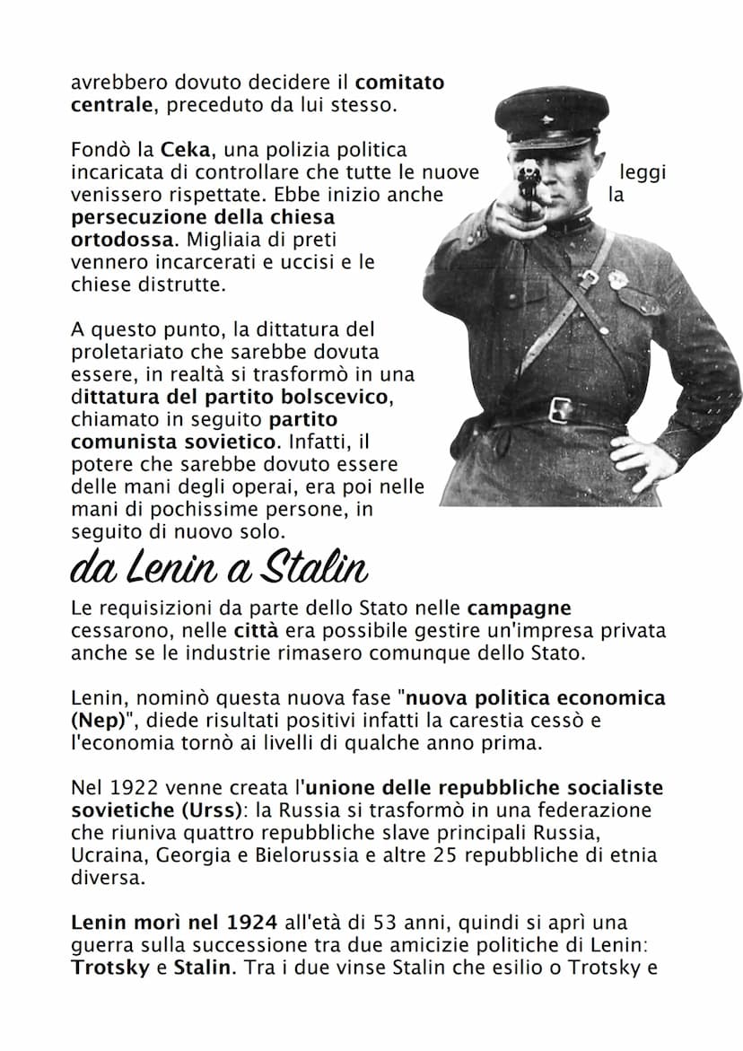 Rivoluzione russa
La rivoluzione russa è stato un evento sociopolitico, avvenuto
in Russia nel 1917, che diede inizio alla Repubblica Social