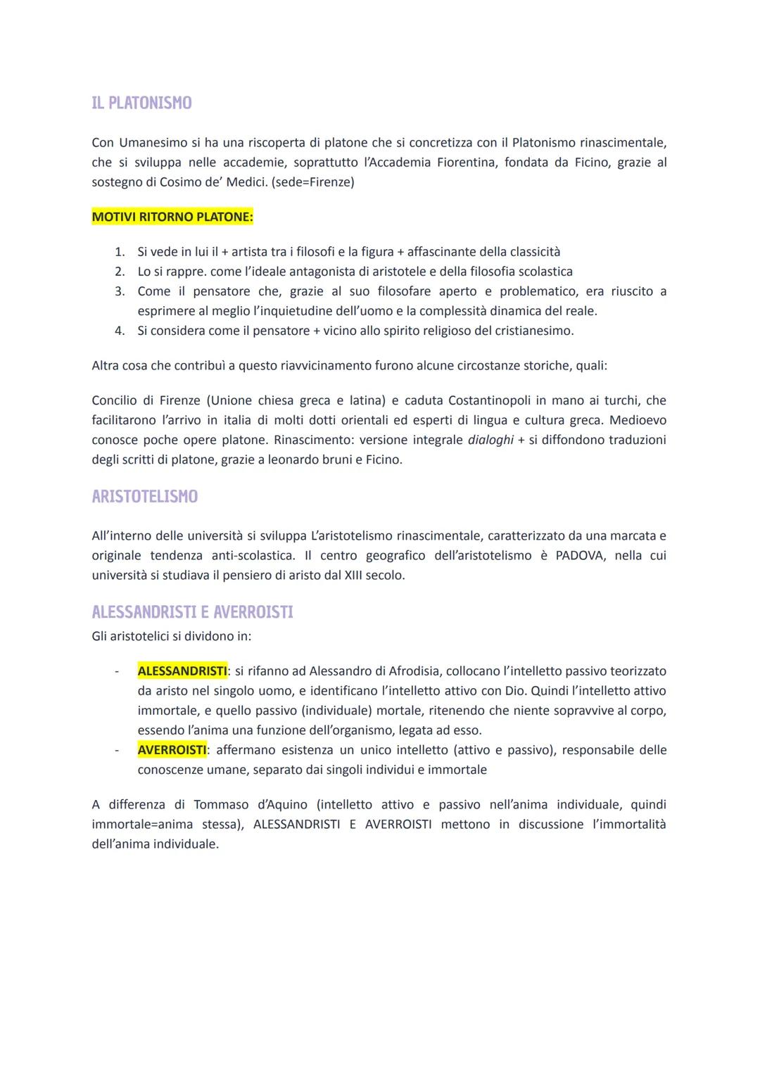 Umanesimo e Rinascimento
PICO DELLA MIRANDOLA
Nasce a Mirandola, presso modena nel 1463 e muore a Firenze nel 1494
GLI STUDI E L'ATTIVITA':
