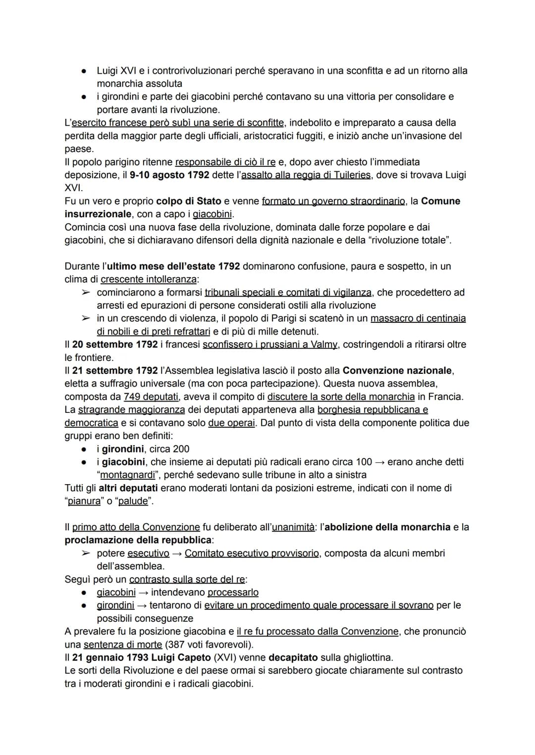 LA RIVOLUZIONE FRANCESE
Dopo il periodo dell'illuminismo, in Francia vi era un diffuso malcontento e una generale
conflittualità, generata d