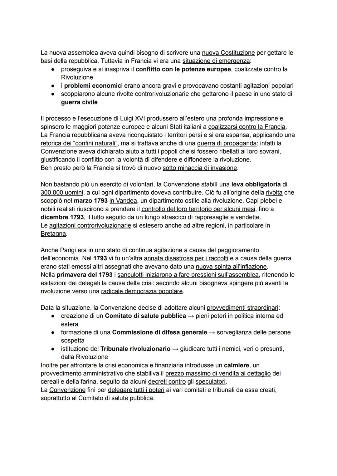 LA RIVOLUZIONE FRANCESE
Dopo il periodo dell'illuminismo, in Francia vi era un diffuso malcontento e una generale
conflittualità, generata d