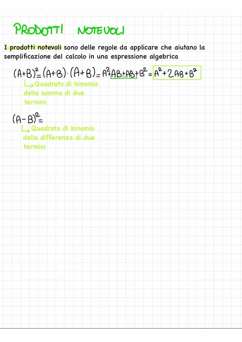 I POLINOMI
un polinomio é la somma algebrica di due o più monomi
Es:
2a² +26² +65
20² +2c
non è un polinomio perché
"265" non è un monomio
-