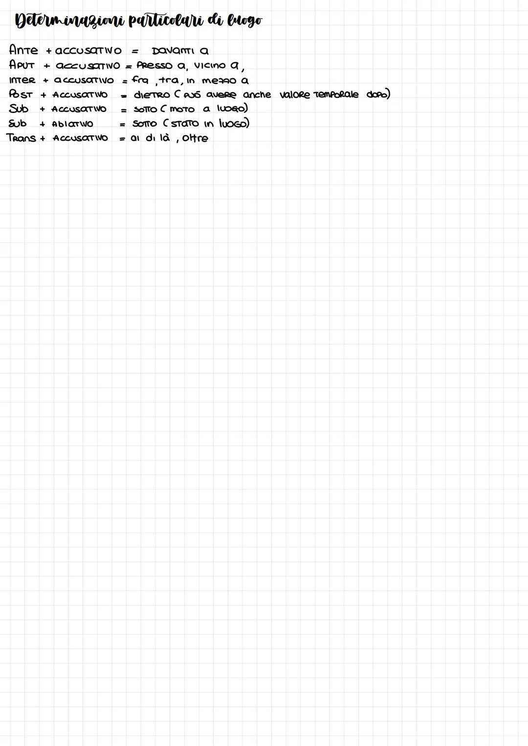 Complementi di logo - Latino
I complementi di luogo, reali o figurati, sono generalmente dipendenti da un verbo: se
questo indica quiete o m