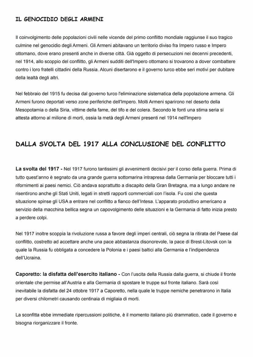 LA PRIMA GUERRA MONDIALE
CAUSE E INIZIO DELLA GUERRA
La prima guerra mondiale fu un conflitto molto duro e sanguinoso e la sua brutalità ver