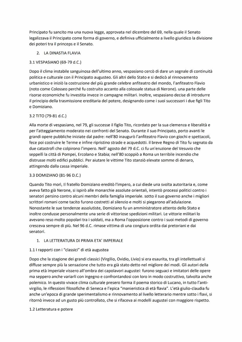 1. LA DINASTIA GIULIO-CLAUDIA
1.1 Il problema della successione
Augusto morì nel 14 d.C., lasciando come erede di Roma Tiberio. Augusto non 