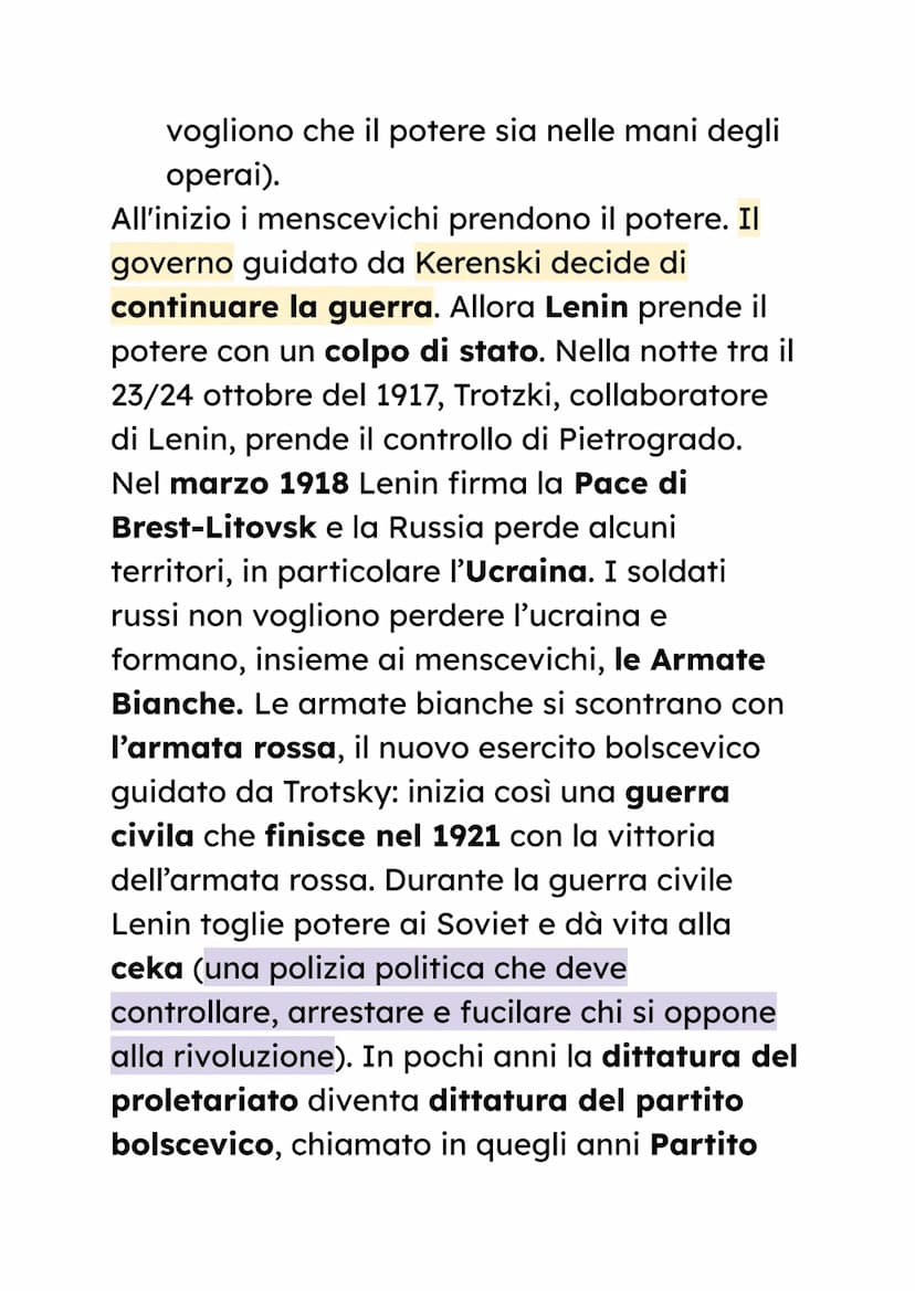 LA RIVOLUZIONE RUSSA E LO STALINISMO
Nel 1917 la situazione in Russia è disastrosa. in
febbraio, a pietrogrado le autorità decidono
di contr