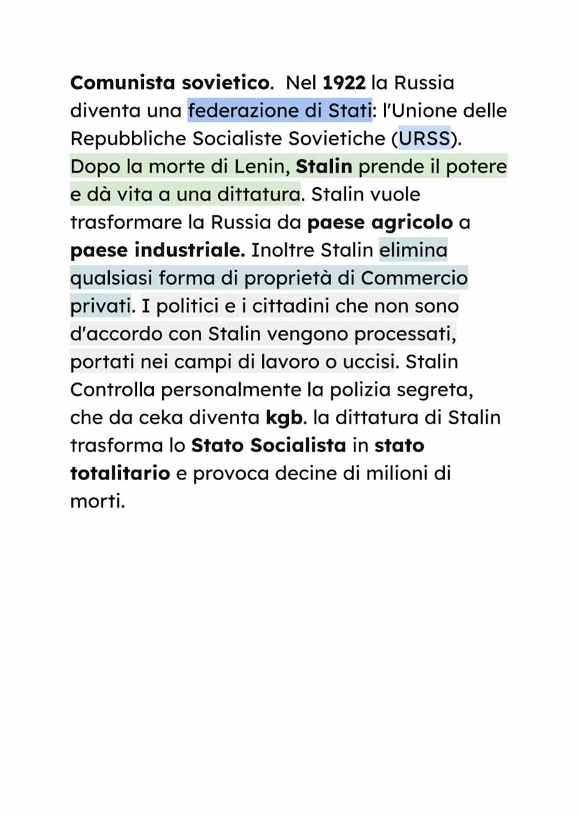LA RIVOLUZIONE RUSSA E LO STALINISMO
Nel 1917 la situazione in Russia è disastrosa. in
febbraio, a pietrogrado le autorità decidono
di contr
