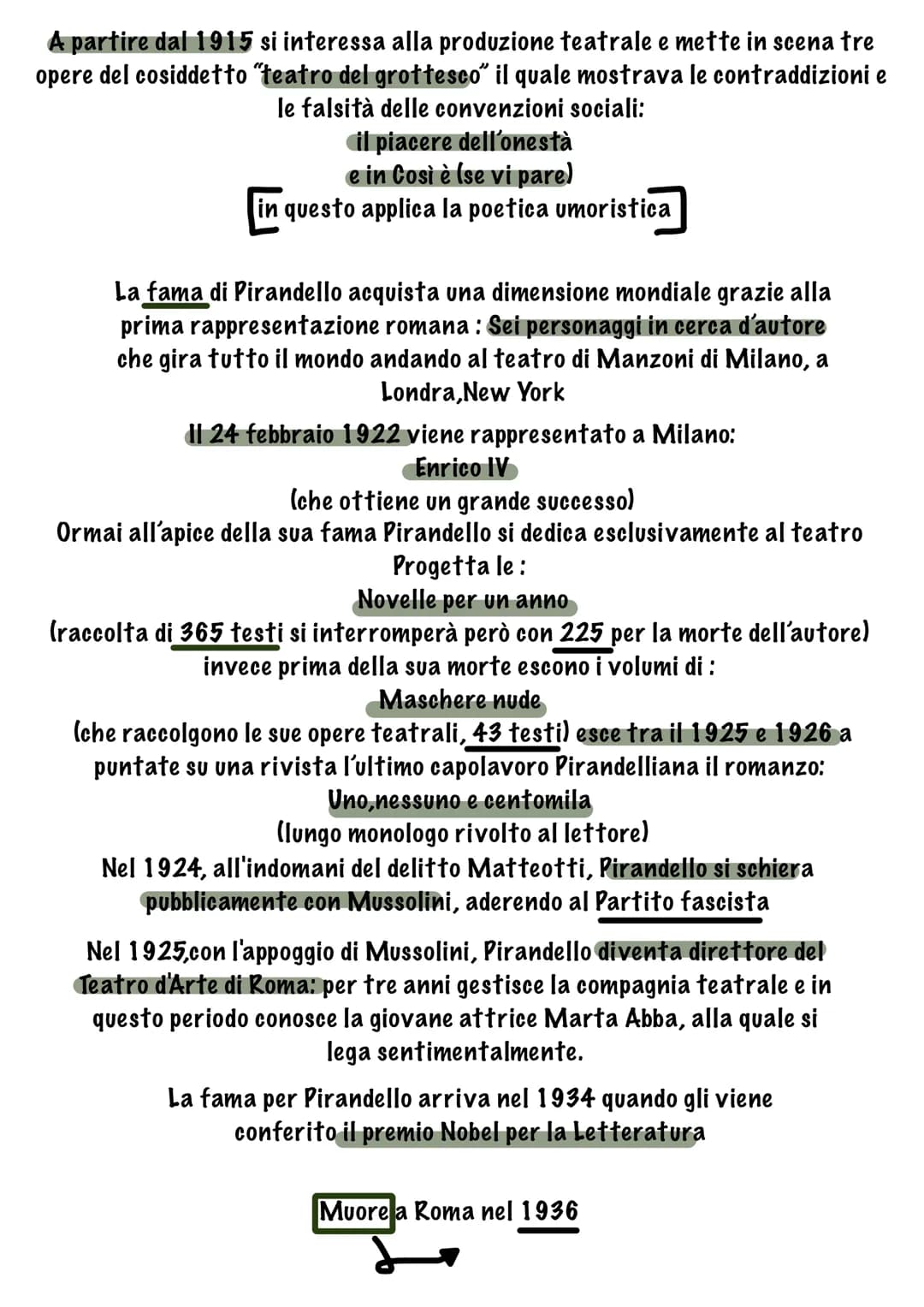 Luigi
Luigi Pirandello
Nasce il 28 giugno 1867 ad Agrigento
(allora chiamato Girgenti)
da una famiglia borghese
Nel 1886 si iscrive alla fac