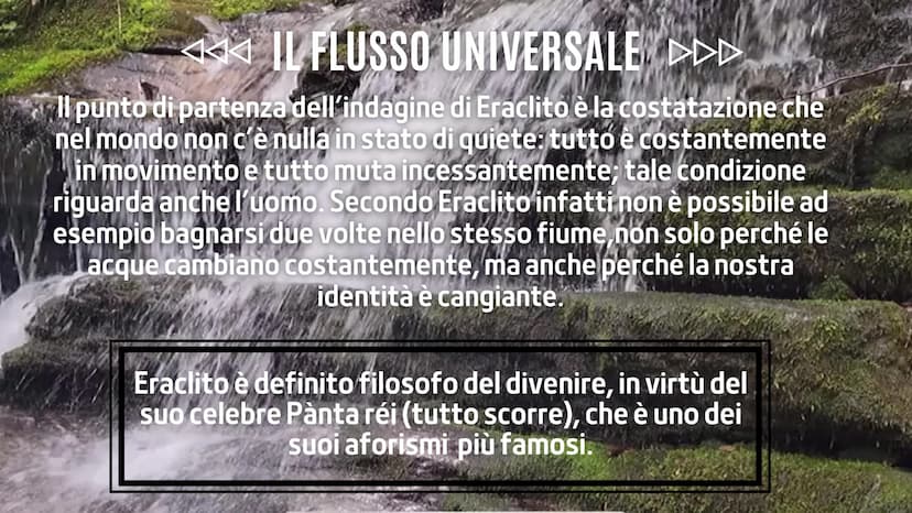 
<h2 id="eraarcaicariassunto">Era arcaica riassunto</h2>
<p>Eraclito e Parmenide</p>
<p>Eraclito fu una delle personalità più significative 