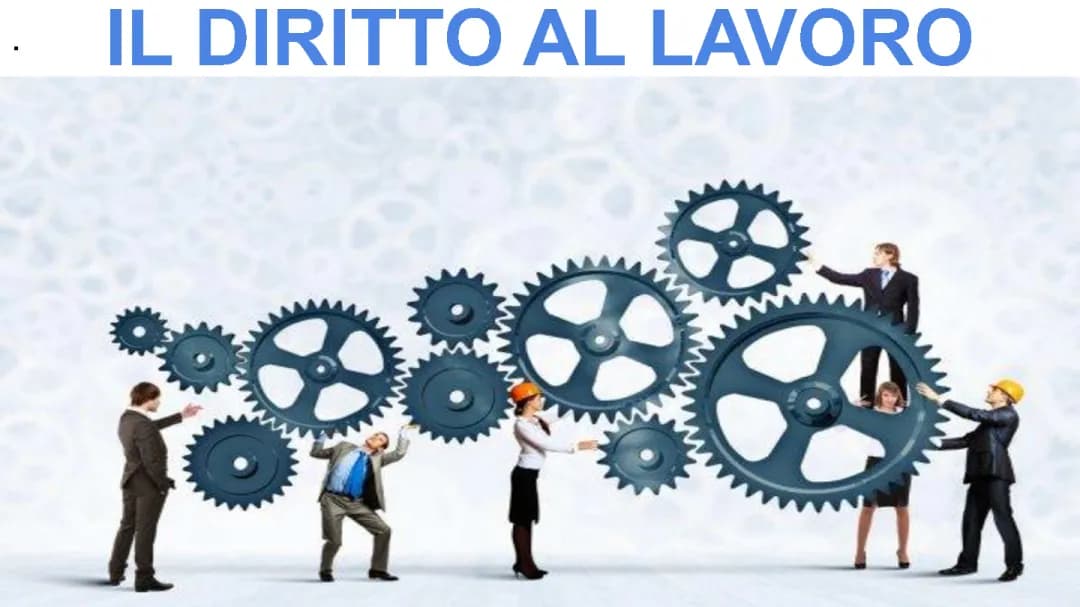 diritto al lavoro