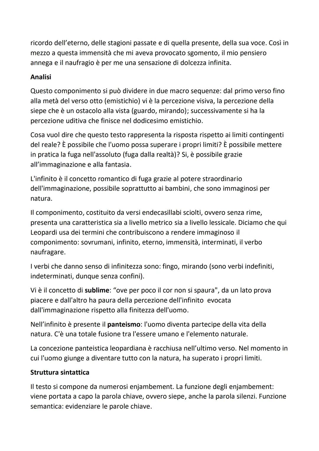 # L'INFINITO, LEOPARDI

È strettamente collegato a quella concezione leopardiana dell'esistenza: il reale è
triste.

Perché l'infinito si co