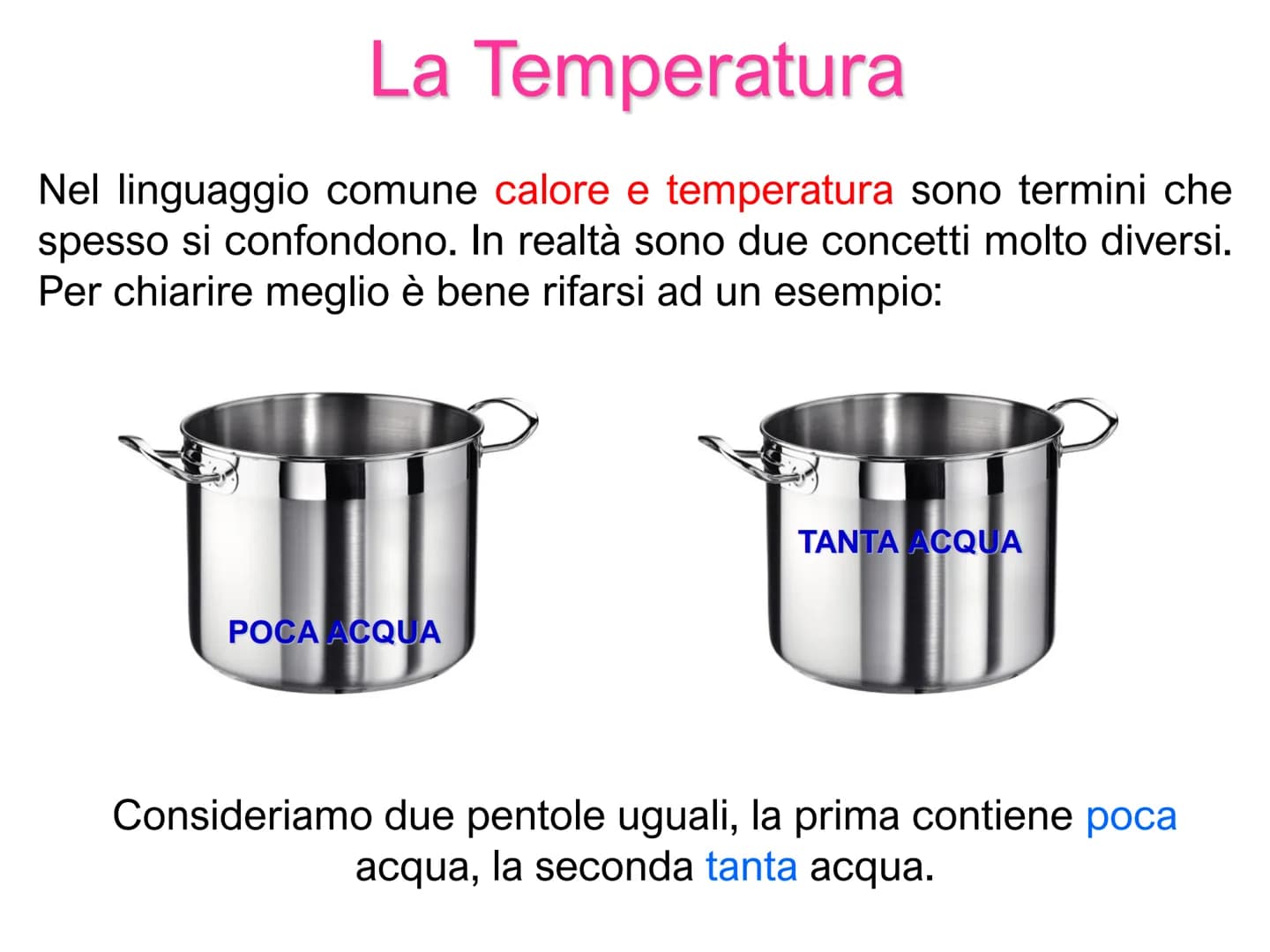 PP
...........................
Il Calore
e
la Temperatura PP
...........................
Il Calore
e
la Temperatura Che differenza c'è tra u