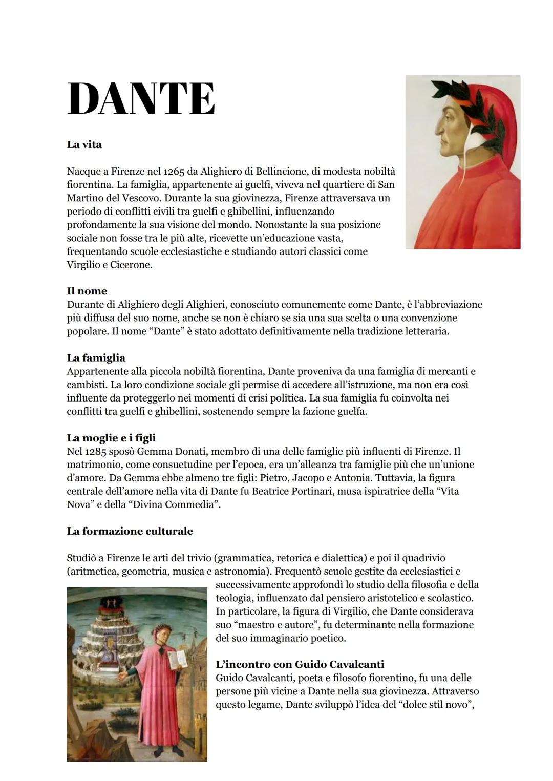 La Vita di Dante Alighieri: Un Viaggio nella Storia