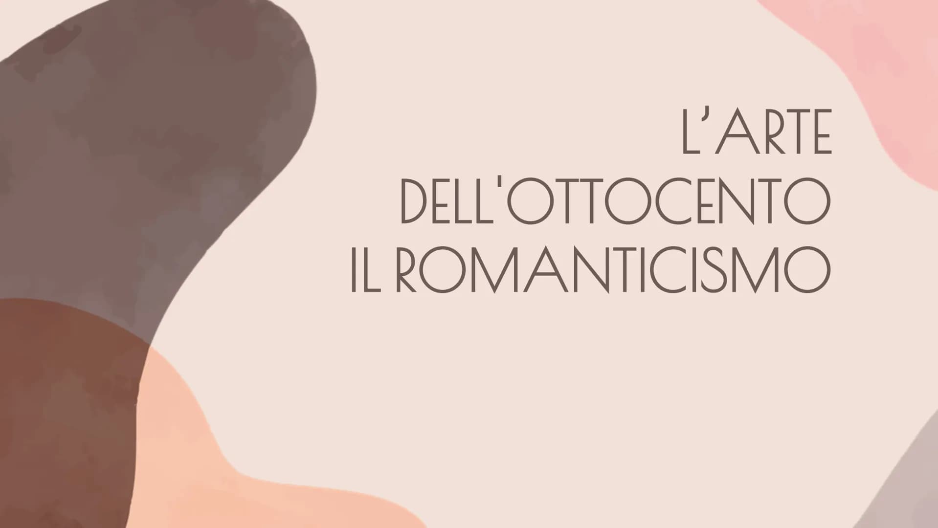 
<p>Il Romanticismo è una corrente artistica nata all'inizio dell'Ottocento che utilizza le emozioni e i sentimenti come soggetto principale