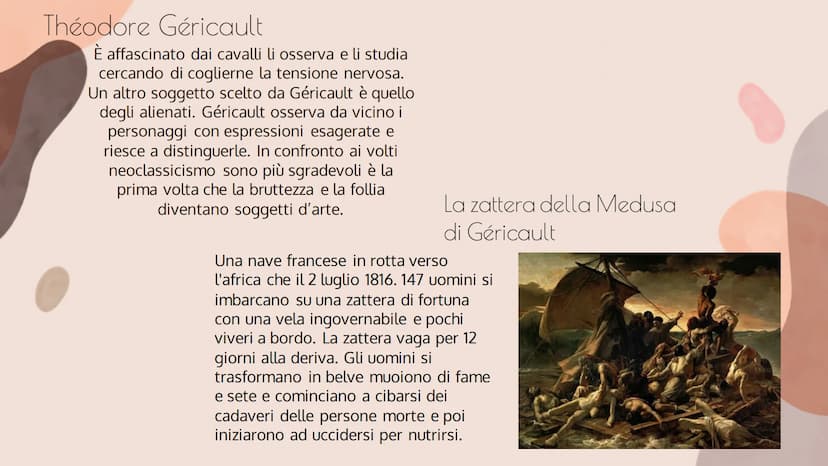 
<p>Il Romanticismo è una corrente artistica nata all'inizio dell'Ottocento che utilizza le emozioni e i sentimenti come soggetto principale