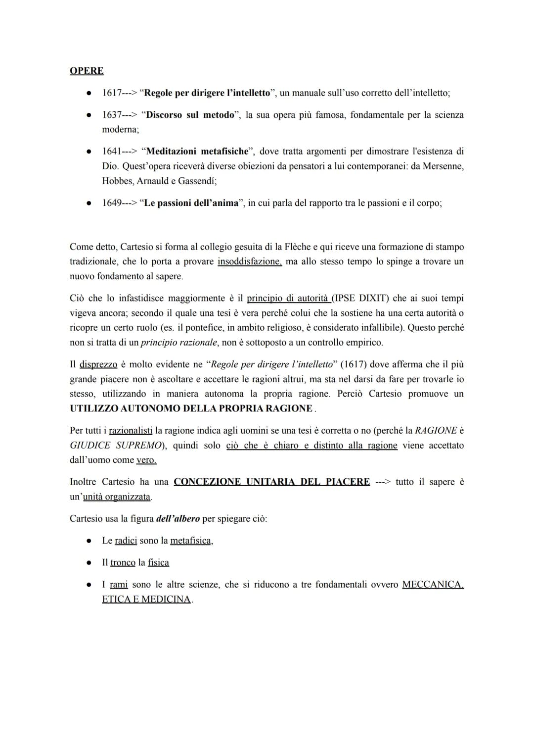 IL RAZIONALISMO (FILOSOFIA)
Il razionalismo esalta la ragione come unico strumento di conoscenza e quindi come strumento per
raggiungere la 