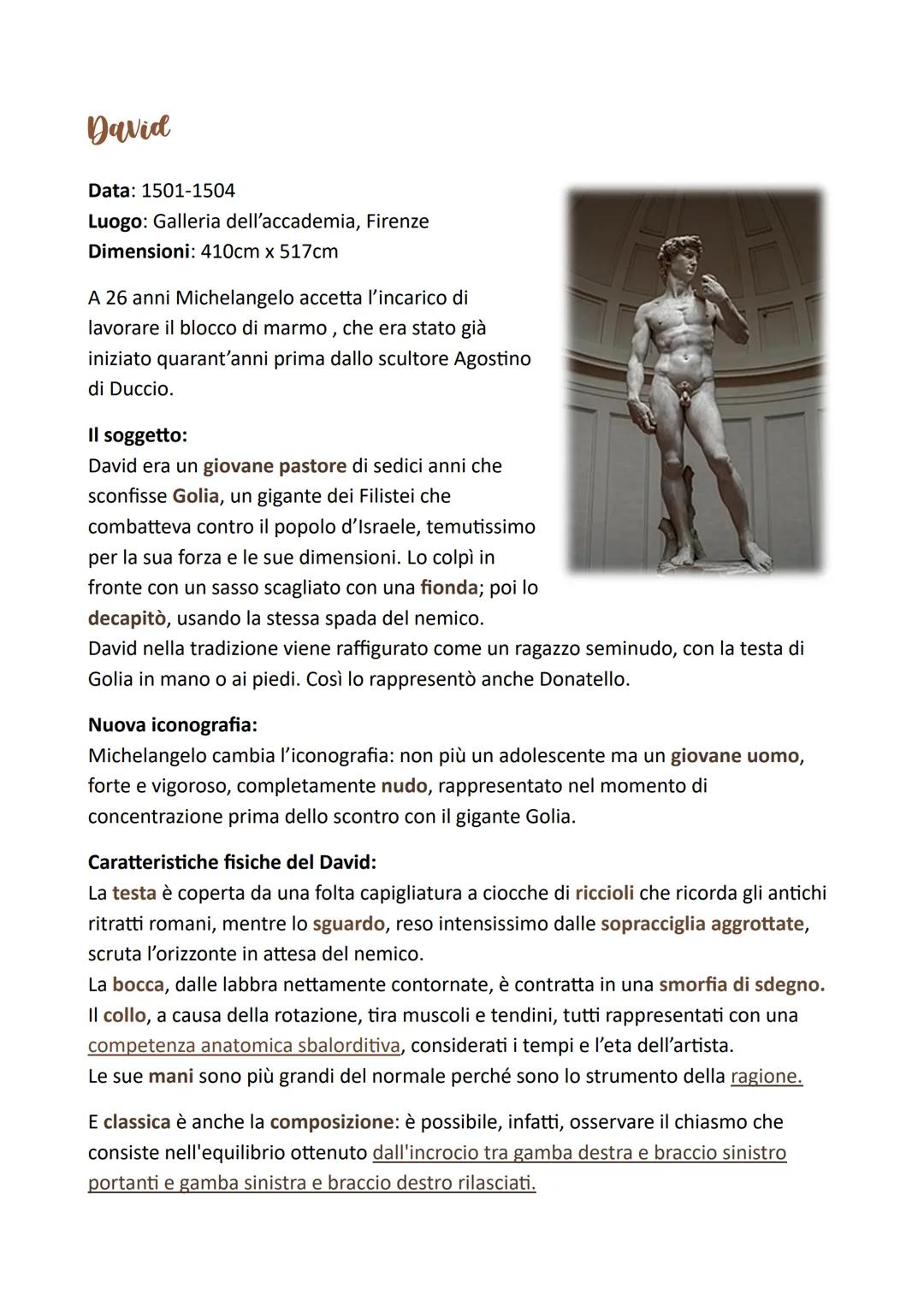 Michelangelo Buonarrotti
La vita
Michelangelo è nato a Caprese nel 1475 ed è
morto a Roma nel 1564.
È stato uno scultore, pittore, architett