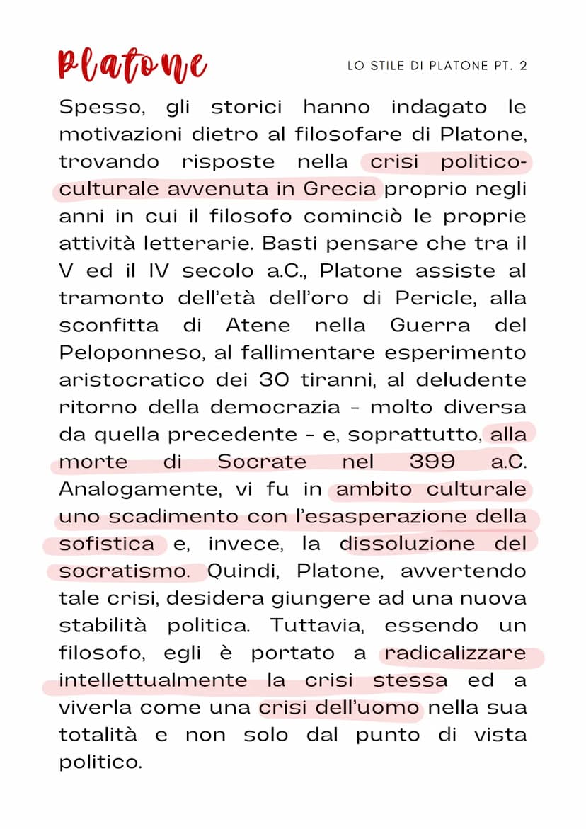 platone
è considerato il
greco
filosofo
di
Insieme ad Aristotele, Platone
successore dell'importante
Socrate, in quanto riprende alcune dell
