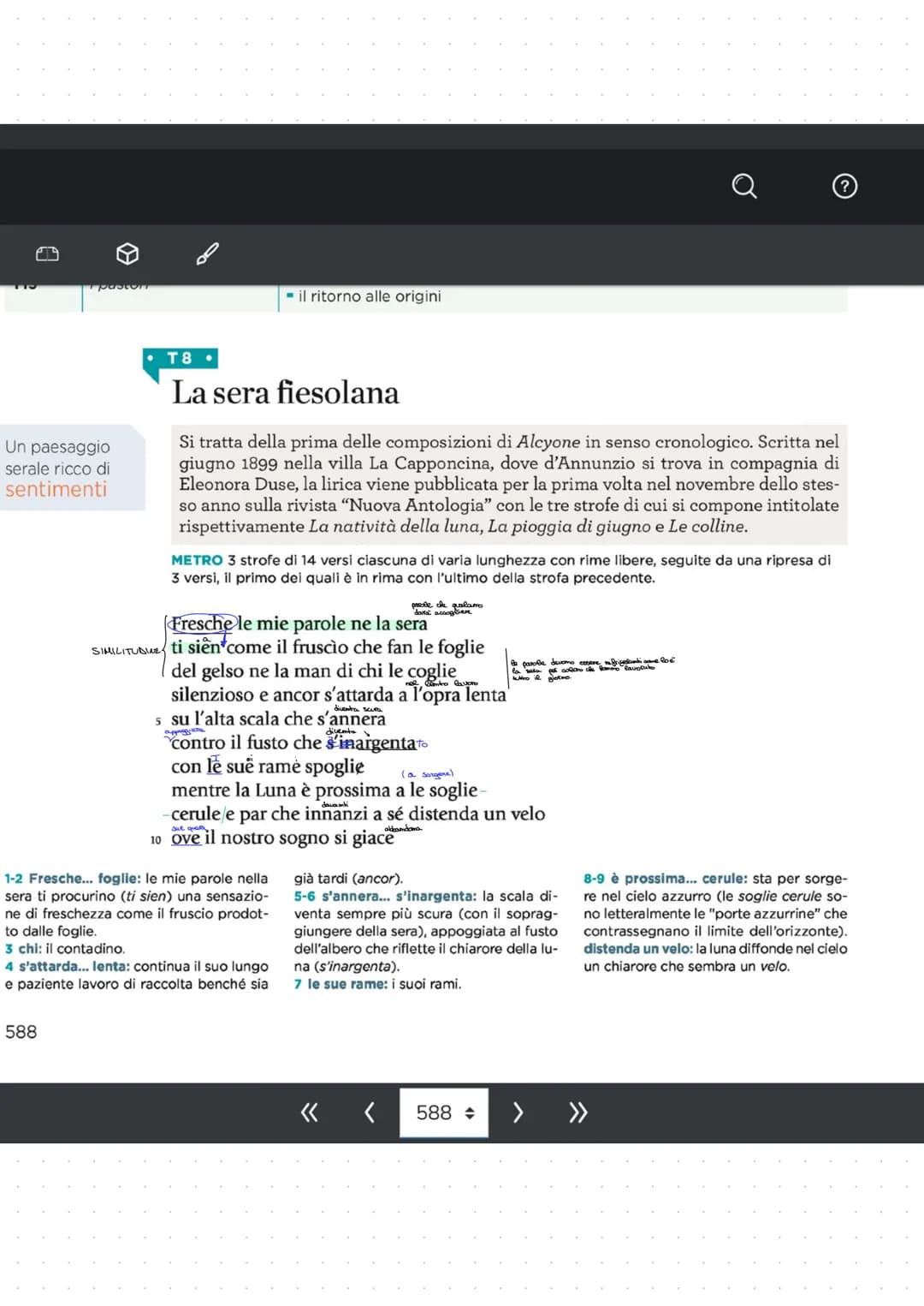 audiolettura
La nostalgia
del passato
T 15.
I pastori
La lirica, la cui data di composizione è ignota, fa parte dell'ultima sezione di Alcyo