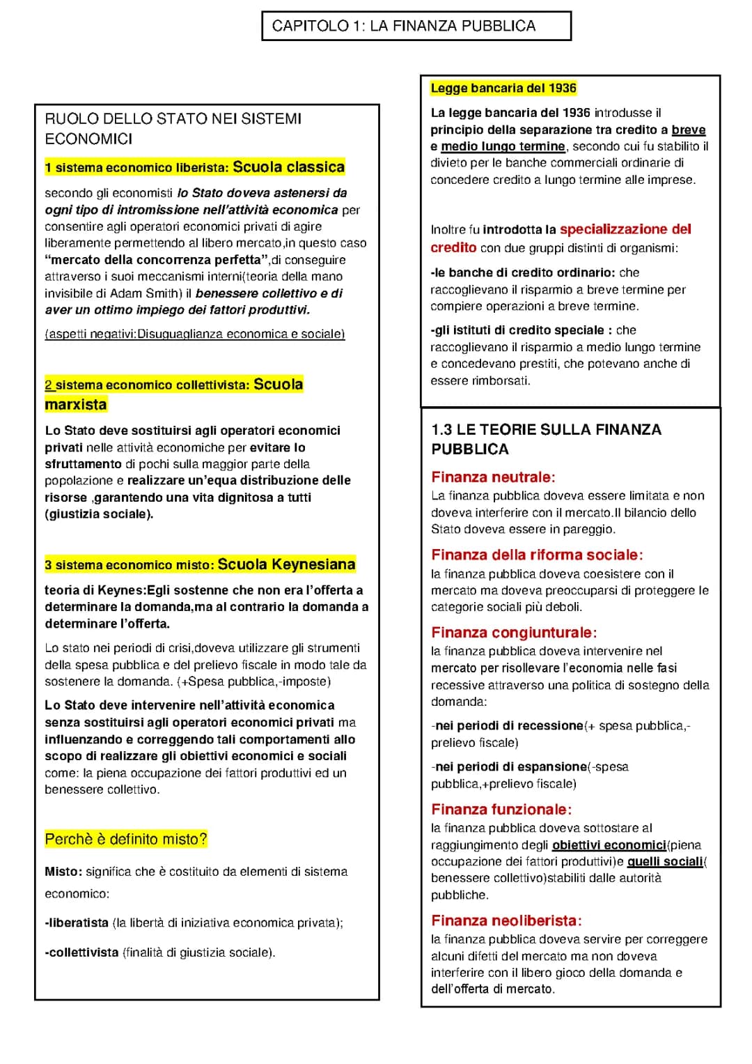 LA FINANZA PUBBLICA