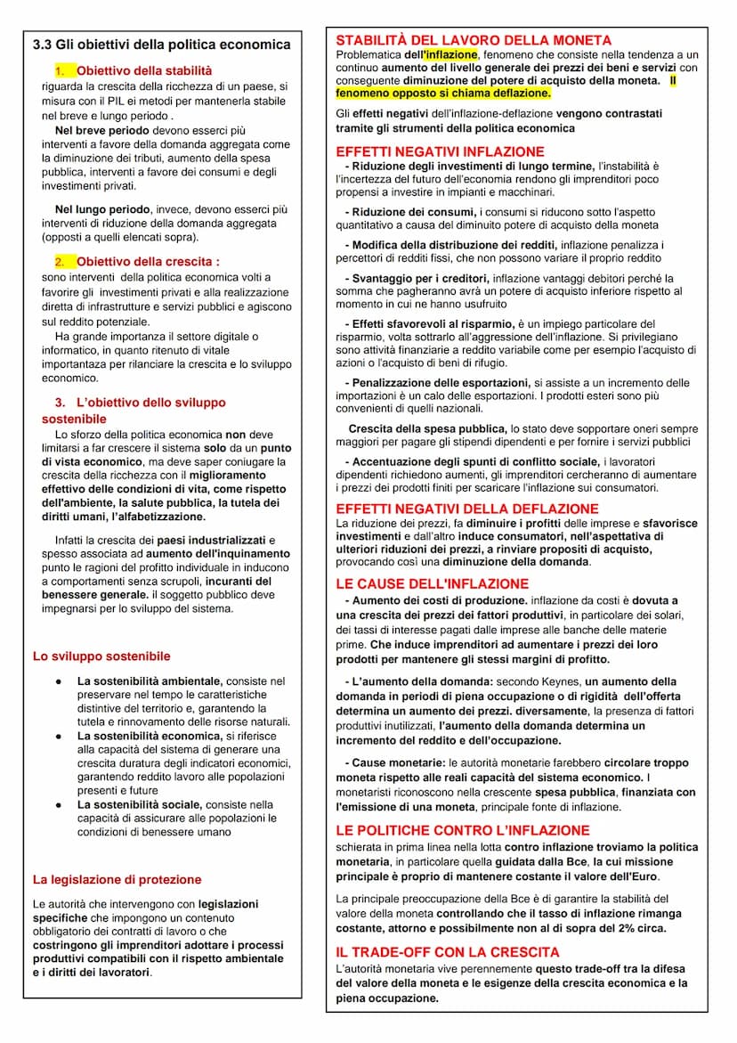 CAPITOLO 1: LA FINANZA PUBBLICA
RUOLO DELLO STATO NEI SISTEMI
ECONOMICI
1 sistema economico liberista: Scuola classica
secondo gli economist