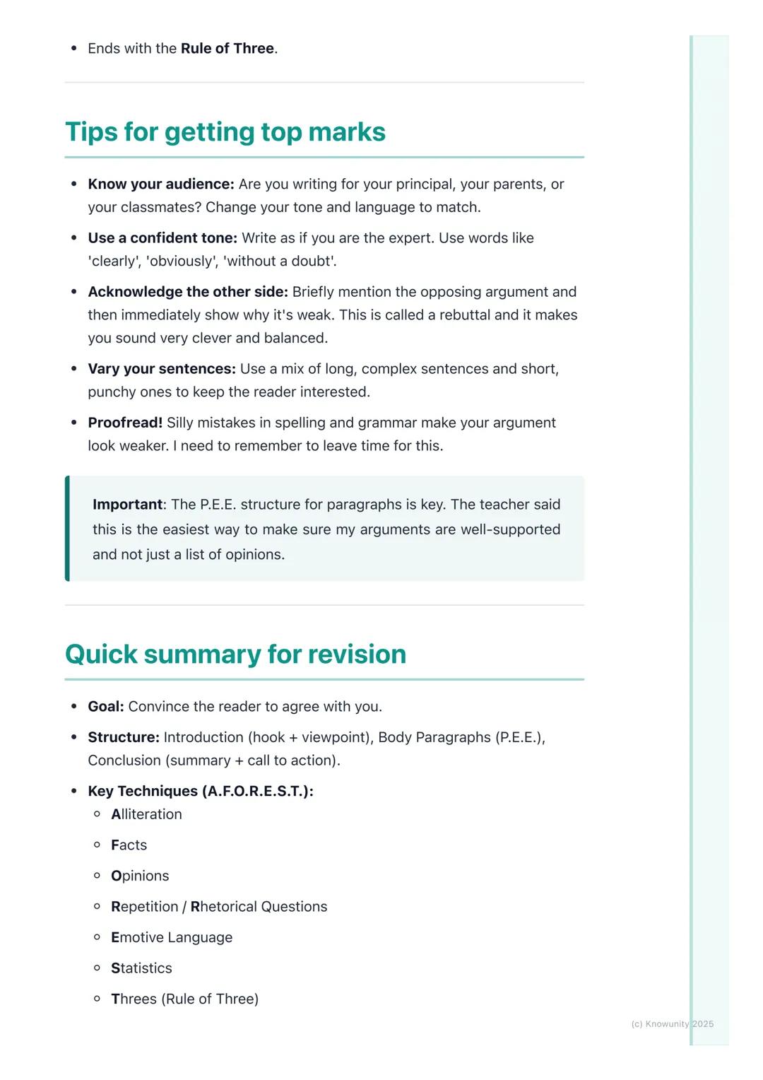 # Persuasive Writing

## What is persuasive writing?

Persuasive writing is all about convincing the reader to agree with your point of
view