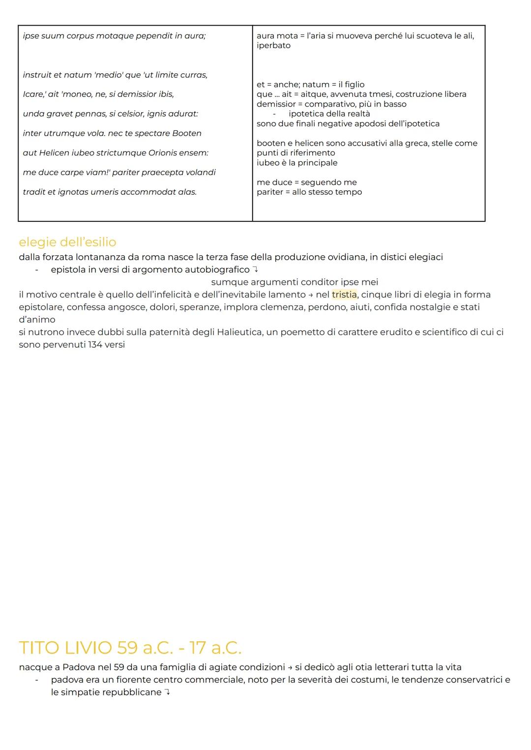 OVIDIO 43 a.C. - 17 a.C.
poeta molto amato perché celebrò modelli, per il pubblico raffinato di roma, dell'elegia e l'elegia colta di
stampo