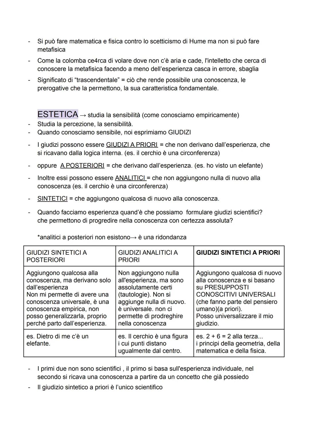 IMMANUEL KANT (1724-1804)
3 opere fondamentali:
Critica della ragion pura, 1781 → ragione che ragiona in termini astratti, ragione
teoretica