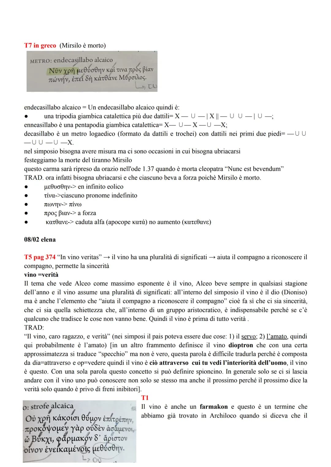 17/12 anna
TEOGNIDE
Corpus Theognideum: insieme di versi che si attribuiscono a Teognide, 1389 e tutti di Teognide. In realtà
questa è una s